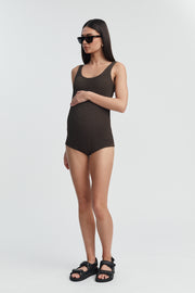 Designer Maternity Swimwear (Chocolate) 4