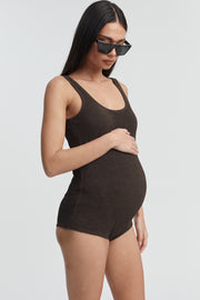 Designer Maternity Swimwear (Chocolate) 5