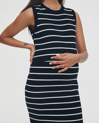 Stretchy Maternity Skirt (Stripe) 4