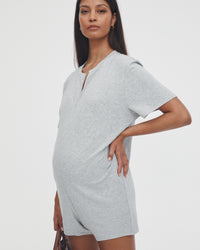 Maternity Jumpsuit (Grey) 2