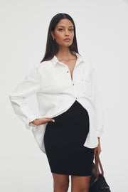 Maternity Work Skirt (Black) 2