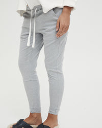 Stretchy Maternity Joggers (Grey) 4