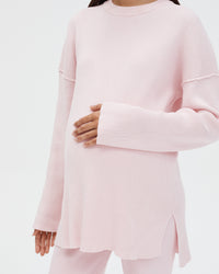 Designer Maternity Jumper (Pink) 5