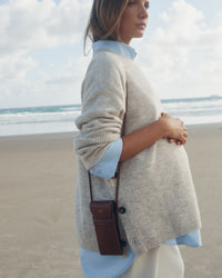 Fluffy Maternity Jumper (Sand) 3