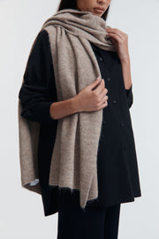 Fluffy Maternity Scarf (Fawn) 5