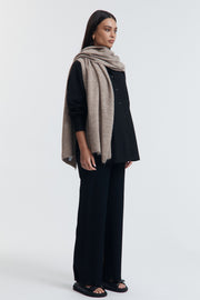Fluffy Maternity Scarf (Fawn) 6