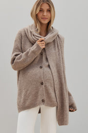 Fluffy Maternity Scarf (Fawn) 8