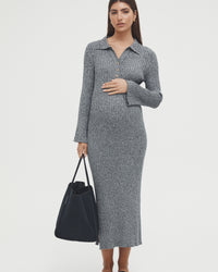 Luxury Maternity Dress (Space Dye) 1