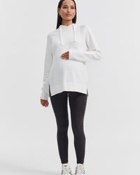 Maternity & Nursing Hoodie (White) 1