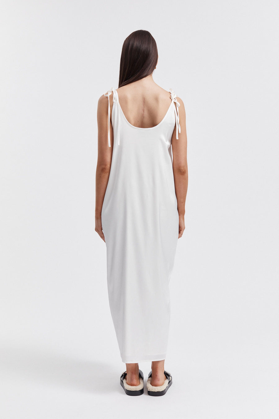 Ivory Maternity Slip Dress 10