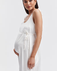 Ivory Maternity Slip Dress 2