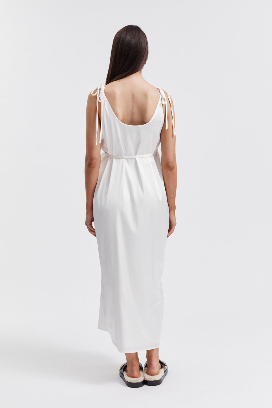 Ivory Maternity Slip Dress 9