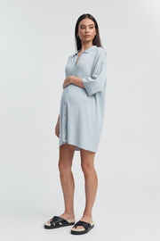 Kimono Knit Dress (Mineral Blue) 4