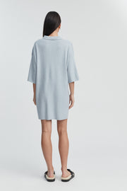 Kimono Knit Dress (Mineral Blue) 6
