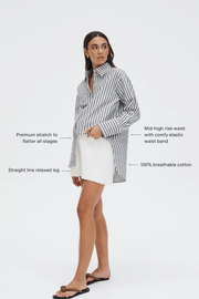 Knit Shorts (Off White) - LÉGOE HERITAGE