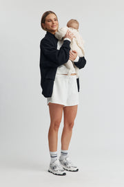 Soft Waffle Shorts (White)