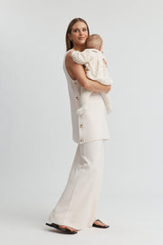 Longline Crepe Tank (Petal)