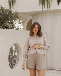Lightweight Maternity Cardigan (Pebble) 11
