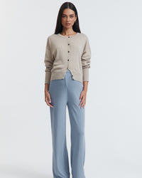 Lightweight Maternity Cardigan (Pebble) 4
