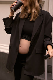 Maternity Blazer (Black) 9