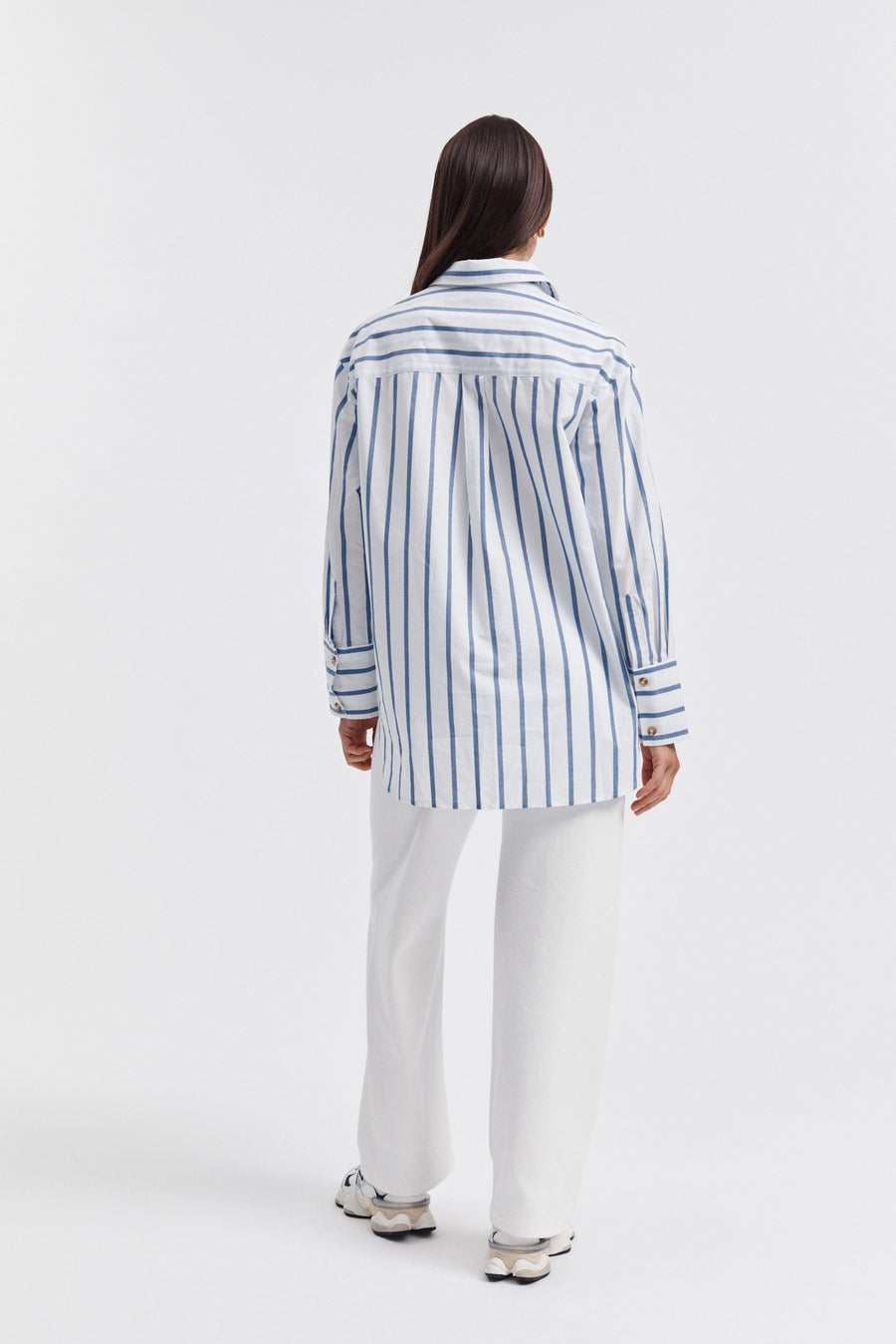 Maternity Blue Stripe Shirt 10