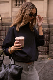 Maternity Bomber Jacket Midnight 12