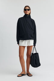 Maternity Bomber Jacket (Midnight) 6