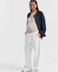 Maternity Bomber Jacket (Navy) 3