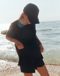 Maternity Boyfriend SS Tee (Black) 2