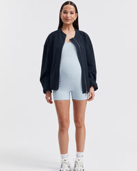 Maternity Boyleg Onepiece (Pale Blue) 2