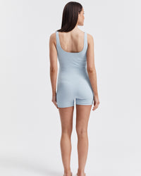 Maternity Boyleg Onepiece (Pale Blue) 5