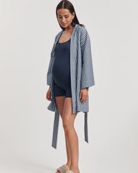 Maternity Boyleg Walk/Swim Romper (Navy) 13