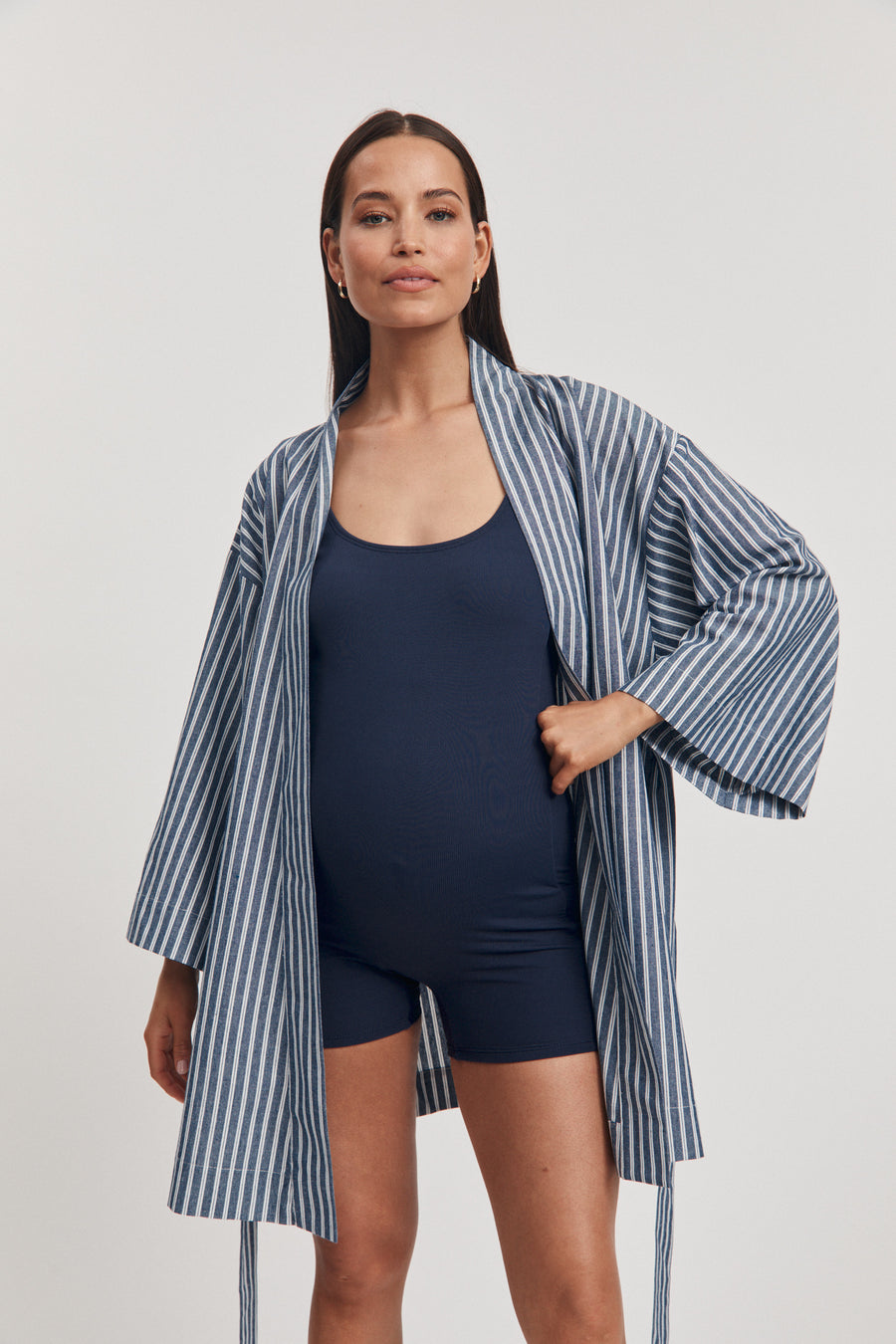 Maternity Boyleg Walk/Swim Romper (Navy) 14