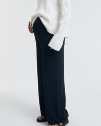 Maternity Cable Knit Sweater (White) 4