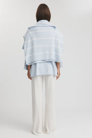 Maternity Cotton Knit Tee (Powder Blue) 9