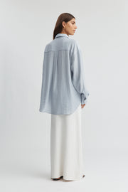 Maternity Crepe Knit Maxi Skirt (Cream) 8