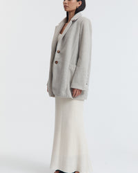 Maternity Crochet Knit Skirt (Bone) 10