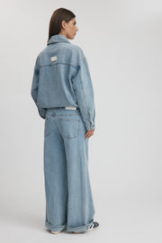 Maternity Denim Jeans (Light Blue) 5