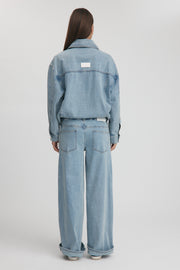 Maternity Denim Jeans (Light Blue) 7