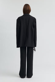 Maternity Fold Over Pant (Black) 7