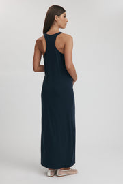 Maternity Jersey Midi Dress (Navy) 6