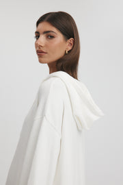 Maternity Knit Hoodie (Ivory) 13