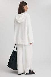 Maternity Knit Hoodie (Ivory) 16