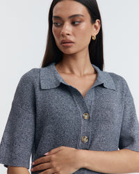 Maternity Knit Tee (Slate) 4
