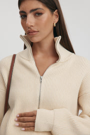 Maternity Knit Top (Butter) 4
