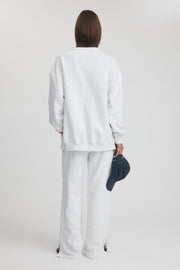 Maternity Lightweight Knit Sweater (Cloud) 10