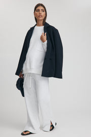Maternity Lightweight Knit Sweater (Cloud) 3