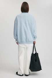 Maternity Lightweight Knit Sweater (Cornflower) 14