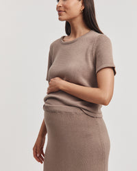 Maternity Linen Knit Tee 3