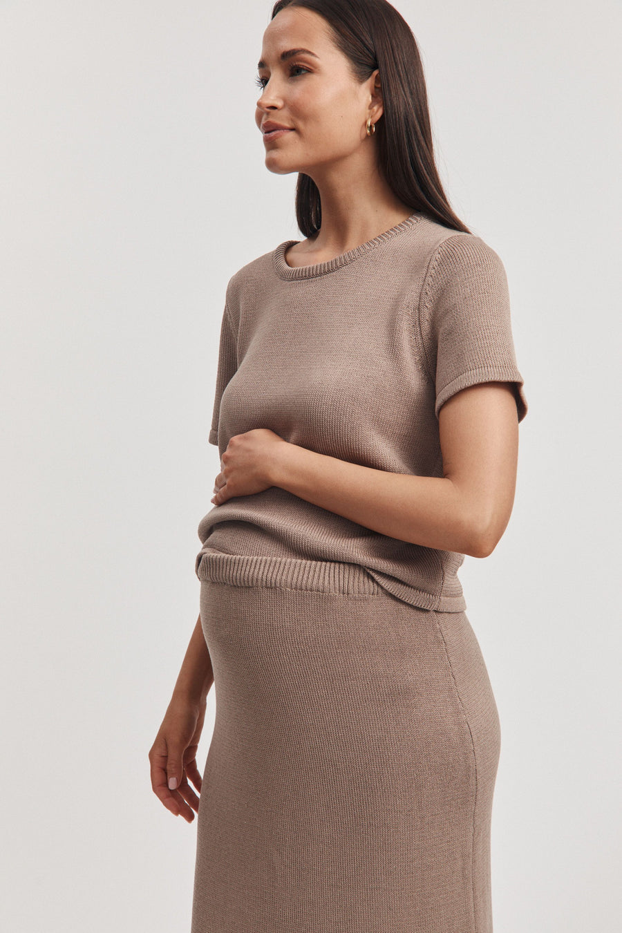 Maternity Linen Knit Tee 3